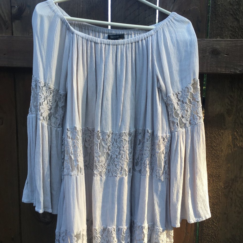 Nude Forever 21 Top